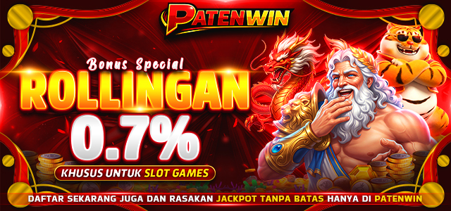 BONUS SPECIAL ROLLINGAN SLOT 0,7%